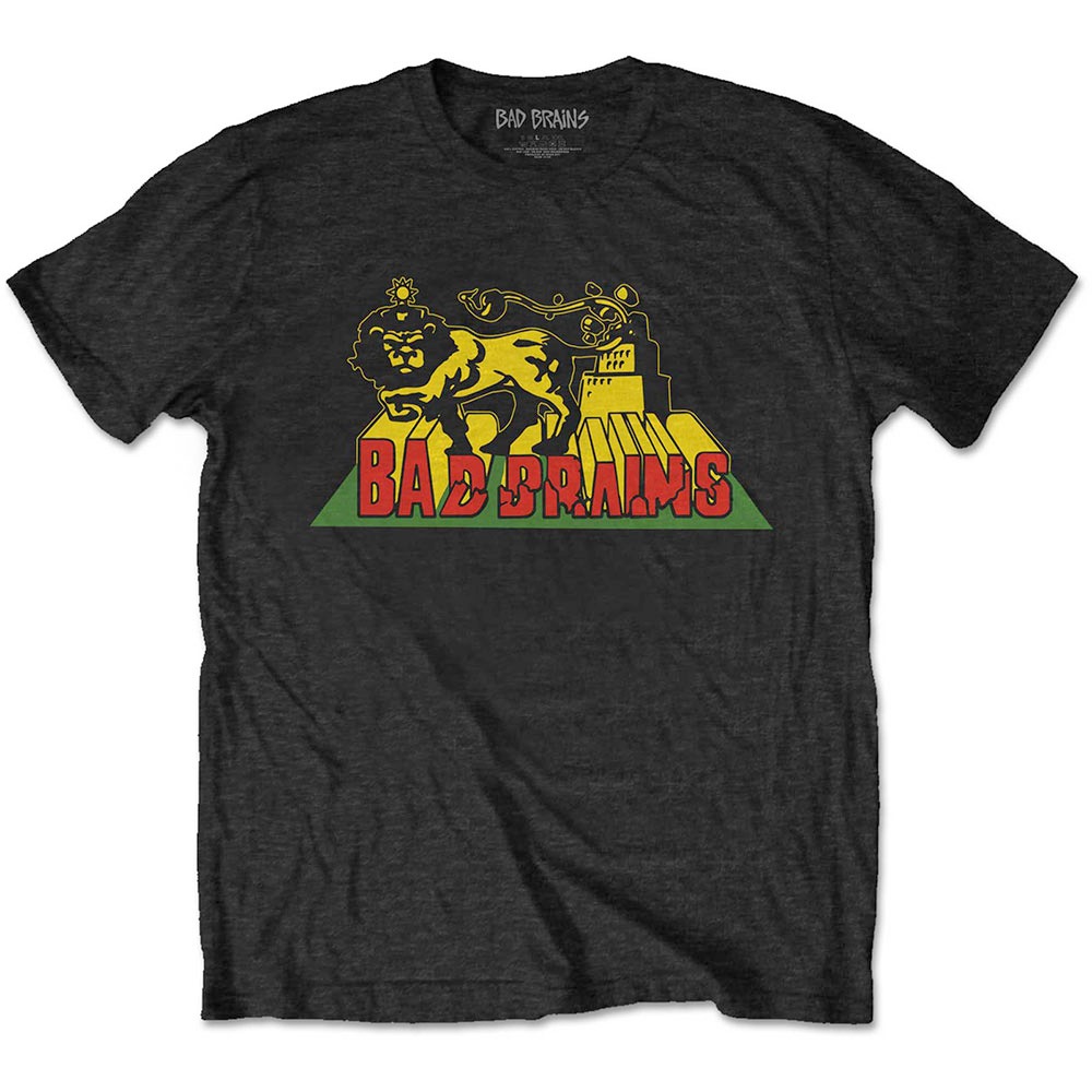 Bad Brains - Lion Crush Heren Tshirt - Zwart
